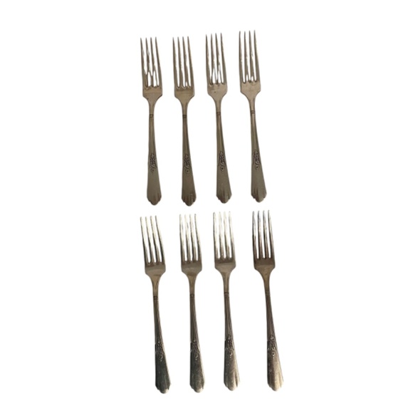 Oneida S.L. &‎ G.H. Rogers Encore Silverplate 51 Pcs Flatware Silverware Set - Picture 8 of 14